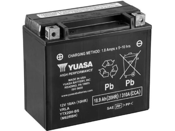 YUASA Fahrzeugbatterie AGM 12V/18.9Ah/310A