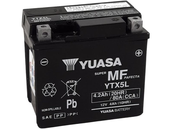 YUASA Fahrzeugbatterie AGM 12V/4.2Ah/80A