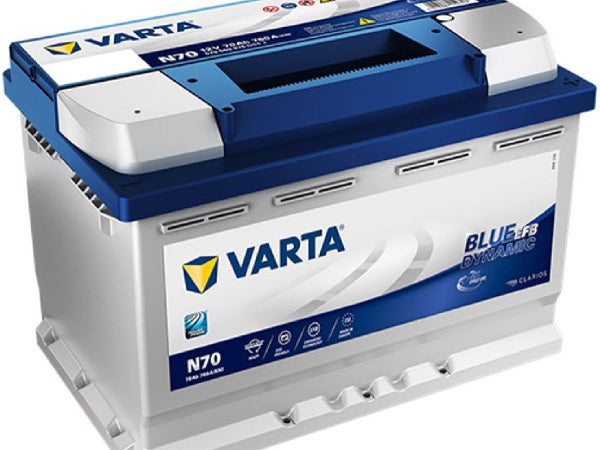 Batteries de véhicules Varta EFB Batterie 12V / 70AH / 760A