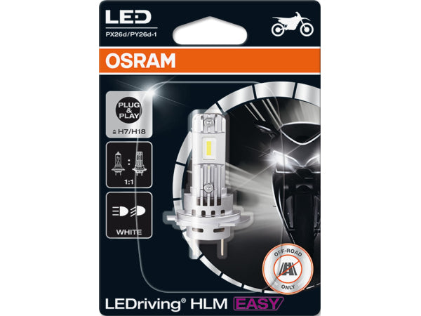 Modification LED de remplacement de la lampe OSRAM Easy H7 / H18 / 12V / 18W