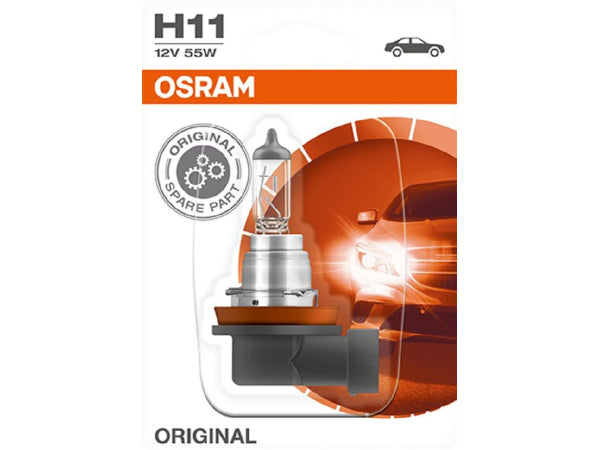 OSRAM Ersatzleuchtmittel Glühlampe H11 12V 55W PGJ19-2