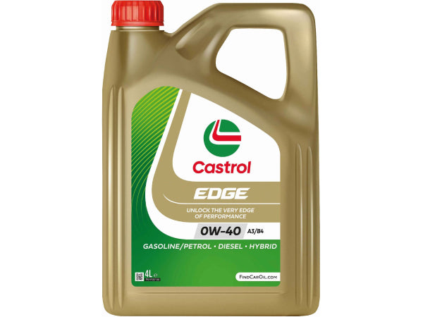 Castrol Oil Edge 0W-40 Titanium A3/B4 Synth 4L
