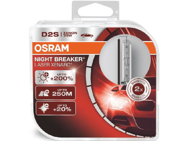 Luminari sostitutivi di Osram Xenarc Night Breaker Laser Duobox D2S